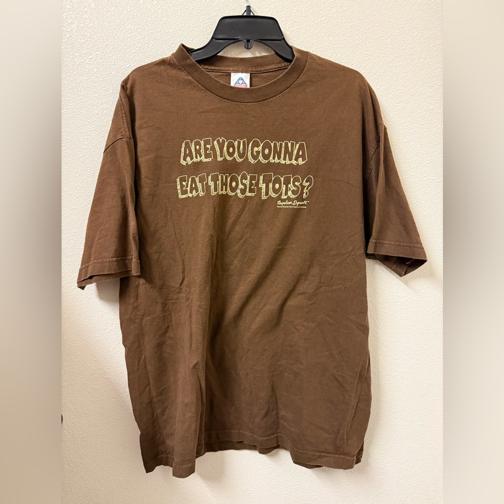 Vintage Napoleon Dynamite Tater Tots Promo Movie Tee Shirt XL